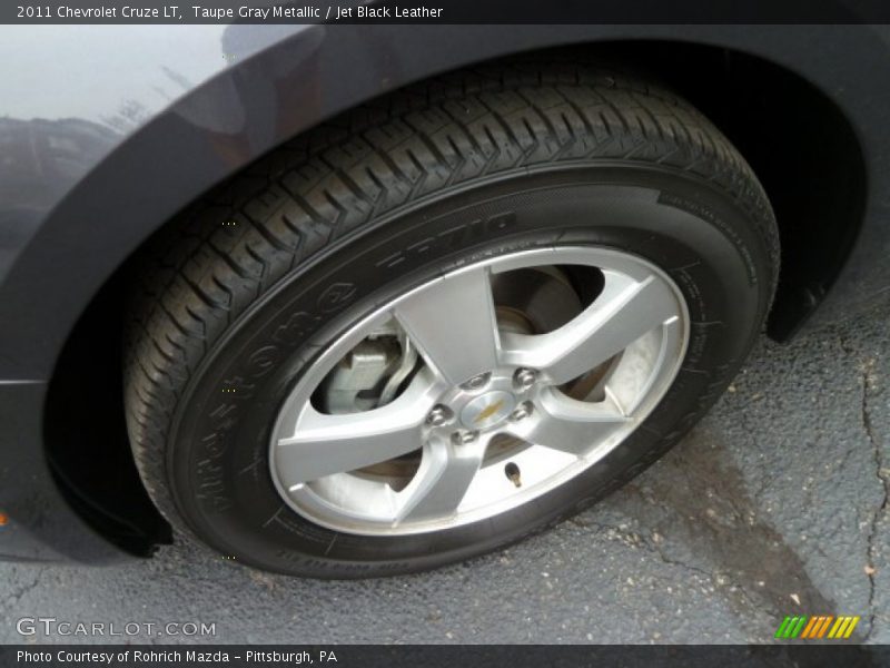 Taupe Gray Metallic / Jet Black Leather 2011 Chevrolet Cruze LT