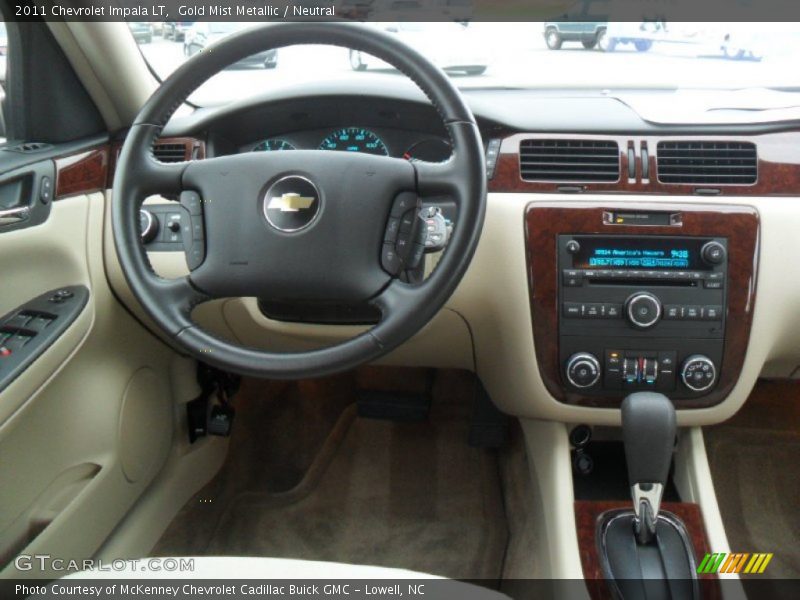 Gold Mist Metallic / Neutral 2011 Chevrolet Impala LT