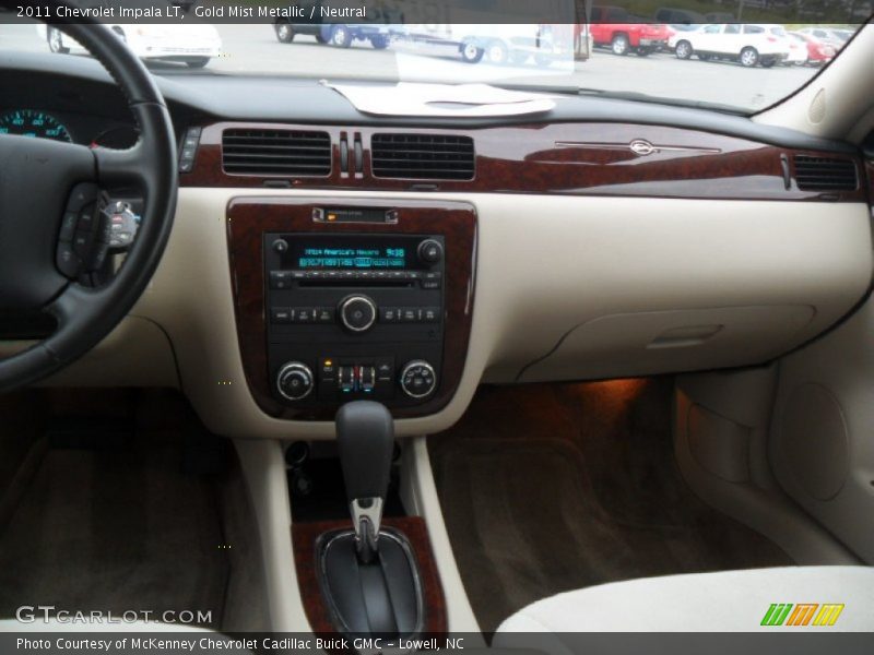 Gold Mist Metallic / Neutral 2011 Chevrolet Impala LT