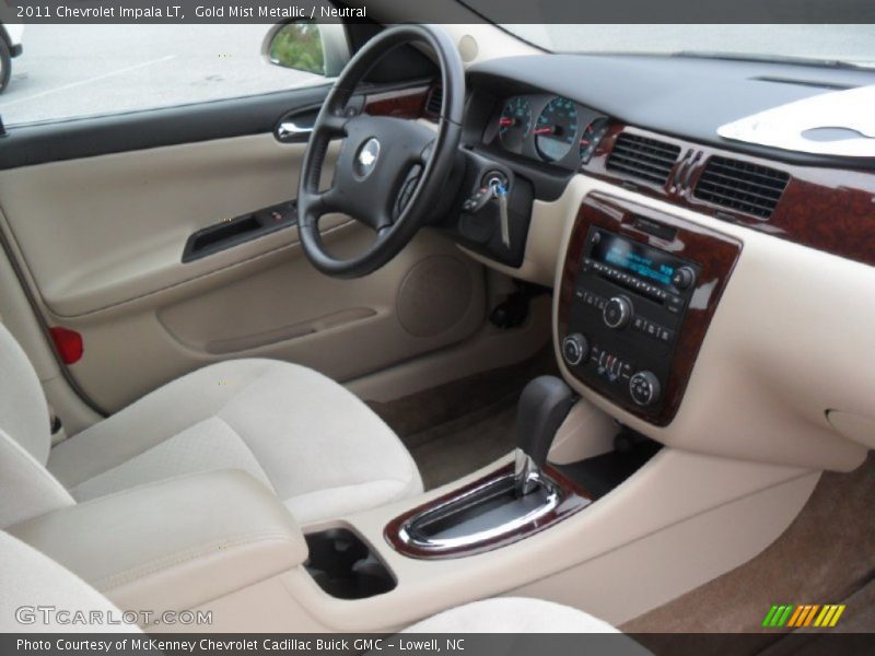 Gold Mist Metallic / Neutral 2011 Chevrolet Impala LT