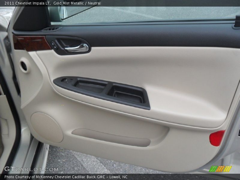 Gold Mist Metallic / Neutral 2011 Chevrolet Impala LT