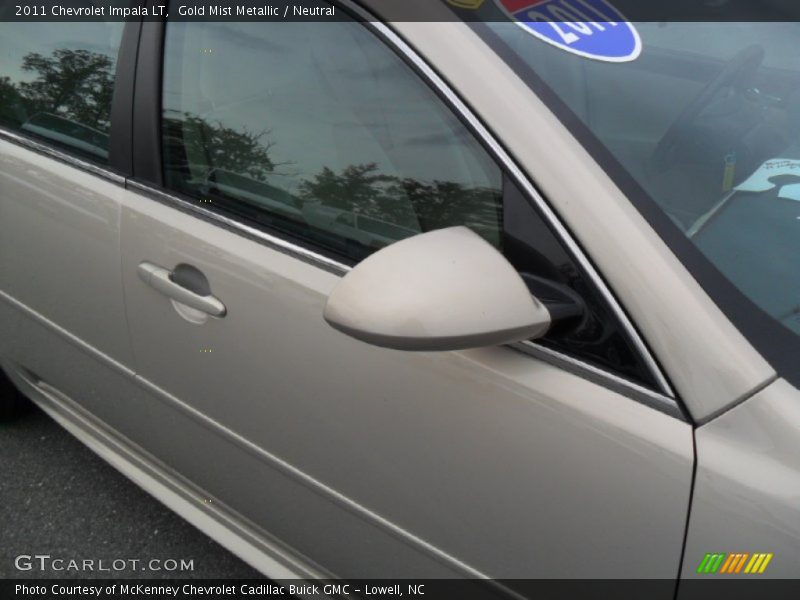 Gold Mist Metallic / Neutral 2011 Chevrolet Impala LT