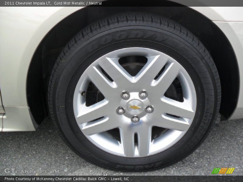 Gold Mist Metallic / Neutral 2011 Chevrolet Impala LT