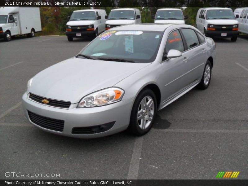 Silver Ice Metallic / Ebony 2011 Chevrolet Impala LT