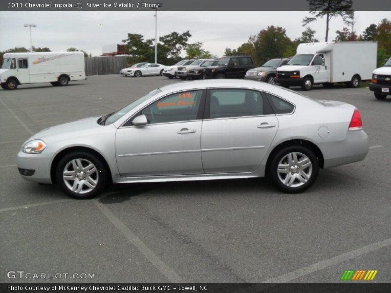 Silver Ice Metallic / Ebony 2011 Chevrolet Impala LT