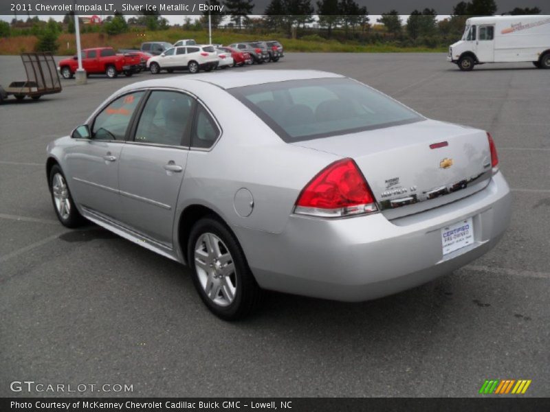 Silver Ice Metallic / Ebony 2011 Chevrolet Impala LT