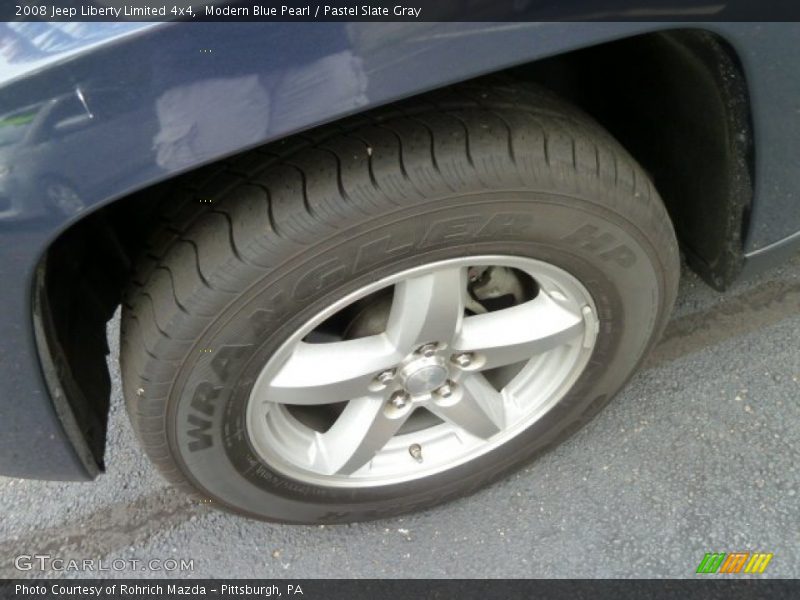 Modern Blue Pearl / Pastel Slate Gray 2008 Jeep Liberty Limited 4x4