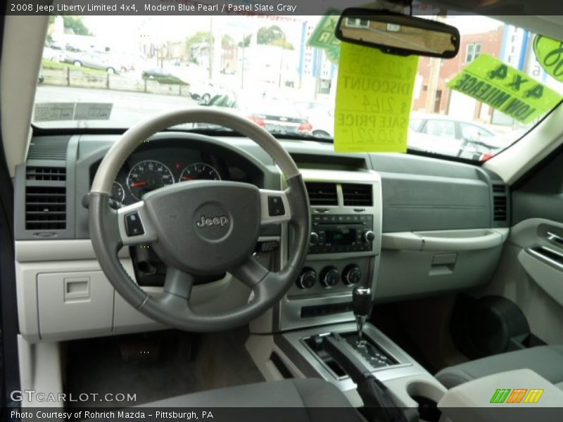 Modern Blue Pearl / Pastel Slate Gray 2008 Jeep Liberty Limited 4x4