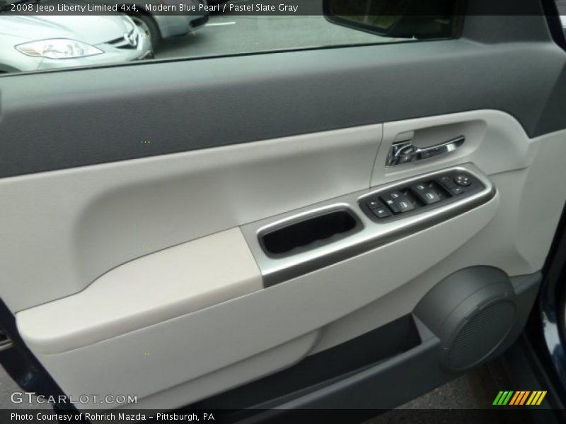 Modern Blue Pearl / Pastel Slate Gray 2008 Jeep Liberty Limited 4x4