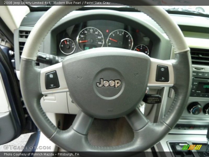 Modern Blue Pearl / Pastel Slate Gray 2008 Jeep Liberty Limited 4x4