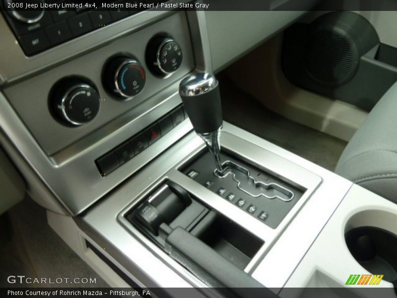 Modern Blue Pearl / Pastel Slate Gray 2008 Jeep Liberty Limited 4x4