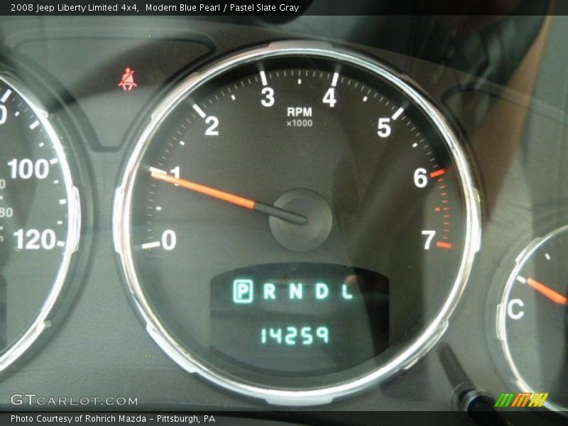 Modern Blue Pearl / Pastel Slate Gray 2008 Jeep Liberty Limited 4x4