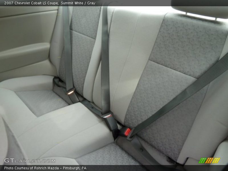Summit White / Gray 2007 Chevrolet Cobalt LS Coupe