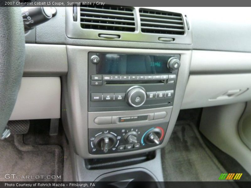 Summit White / Gray 2007 Chevrolet Cobalt LS Coupe