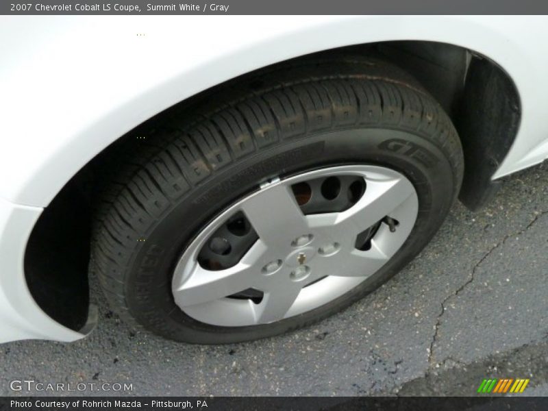 Summit White / Gray 2007 Chevrolet Cobalt LS Coupe