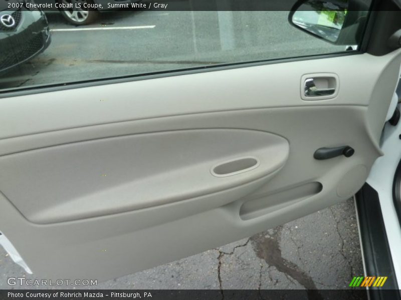 Summit White / Gray 2007 Chevrolet Cobalt LS Coupe