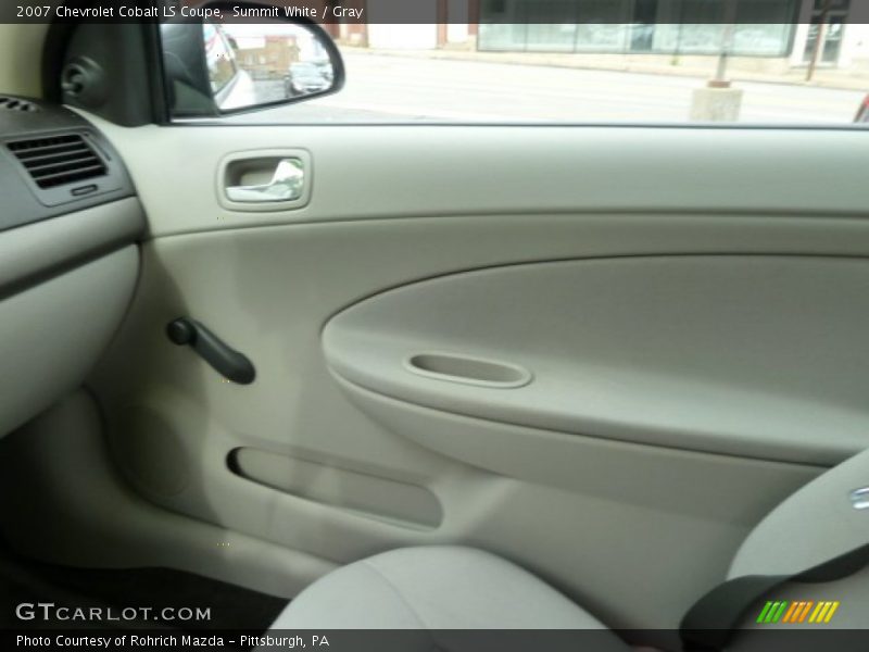Summit White / Gray 2007 Chevrolet Cobalt LS Coupe