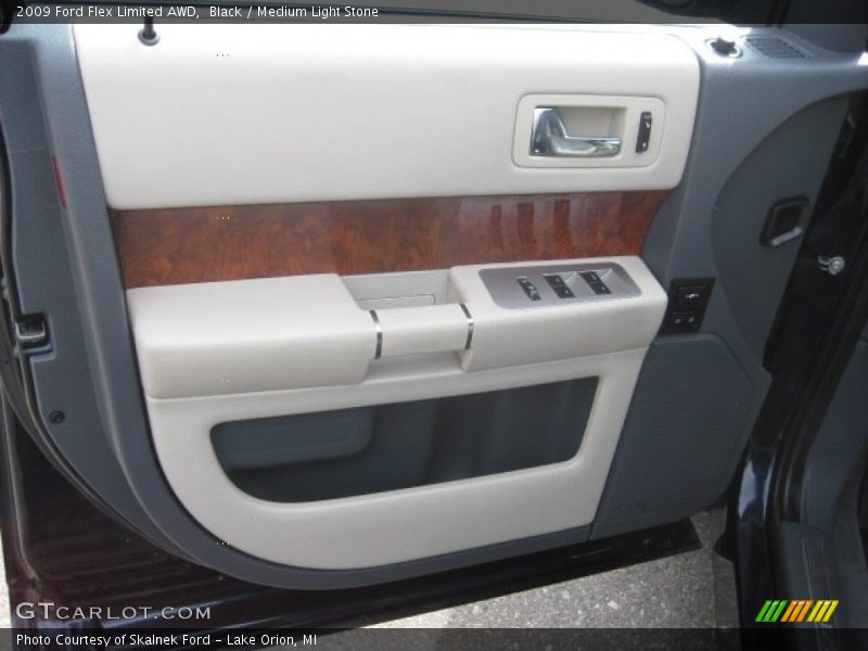 Black / Medium Light Stone 2009 Ford Flex Limited AWD