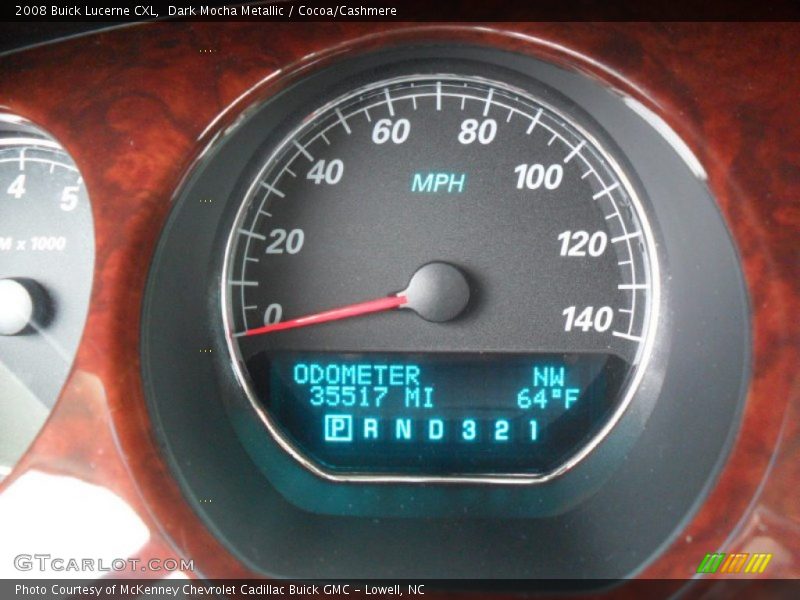Dark Mocha Metallic / Cocoa/Cashmere 2008 Buick Lucerne CXL