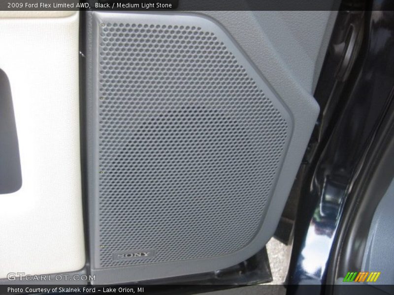 Black / Medium Light Stone 2009 Ford Flex Limited AWD
