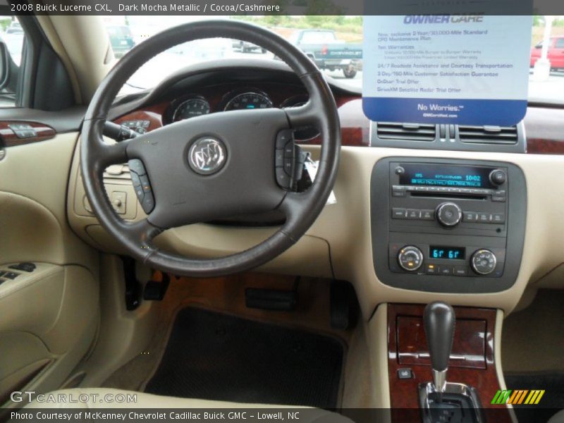 Dark Mocha Metallic / Cocoa/Cashmere 2008 Buick Lucerne CXL