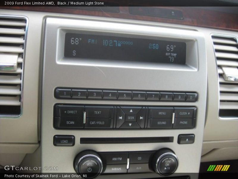 Black / Medium Light Stone 2009 Ford Flex Limited AWD