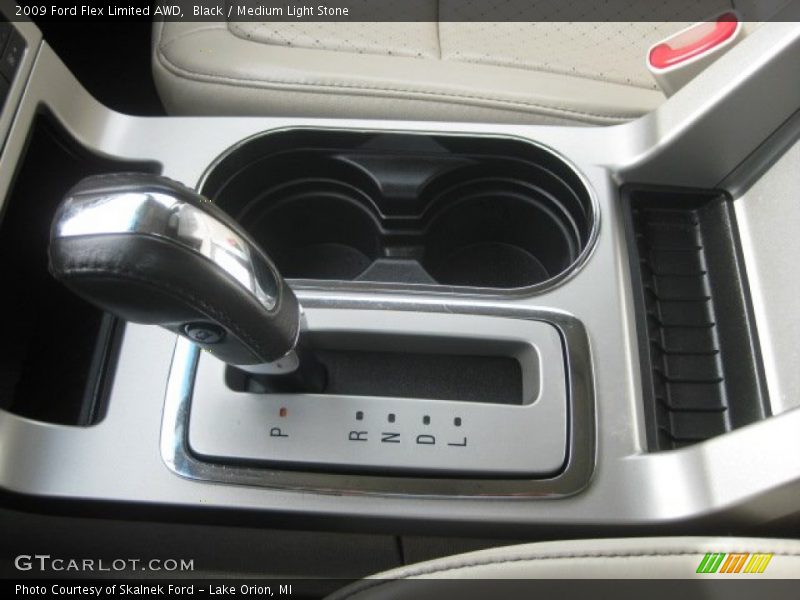 Black / Medium Light Stone 2009 Ford Flex Limited AWD
