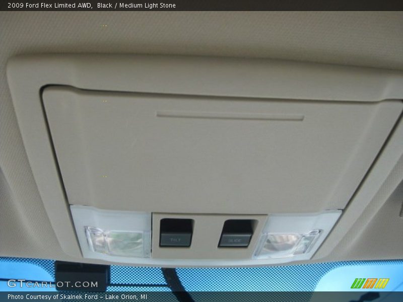 Black / Medium Light Stone 2009 Ford Flex Limited AWD
