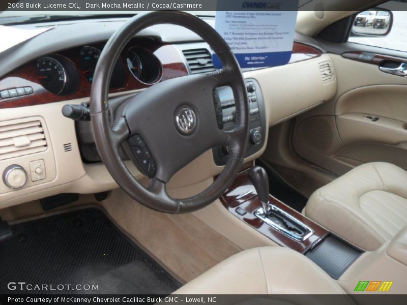 Dark Mocha Metallic / Cocoa/Cashmere 2008 Buick Lucerne CXL