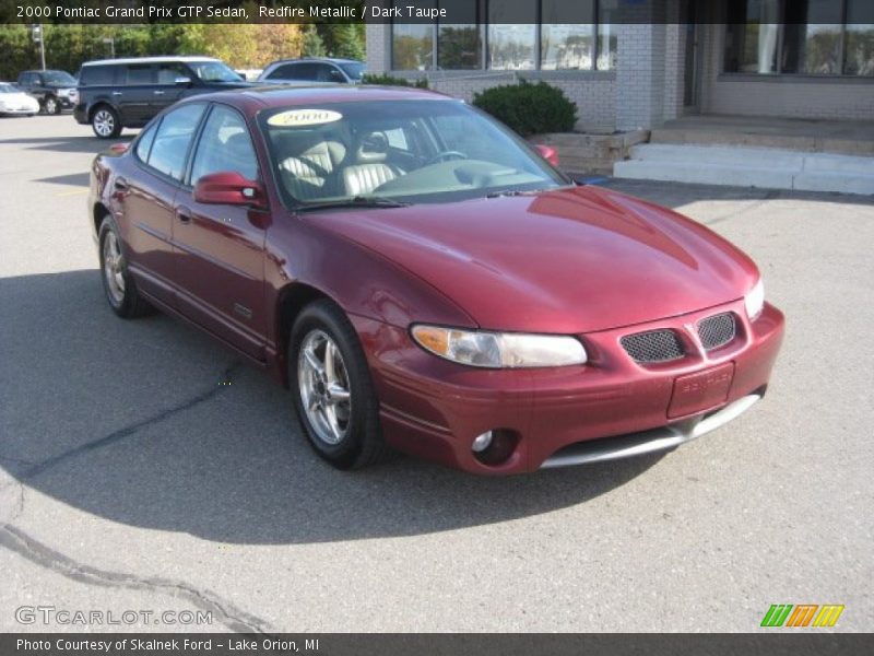 Redfire Metallic / Dark Taupe 2000 Pontiac Grand Prix GTP Sedan