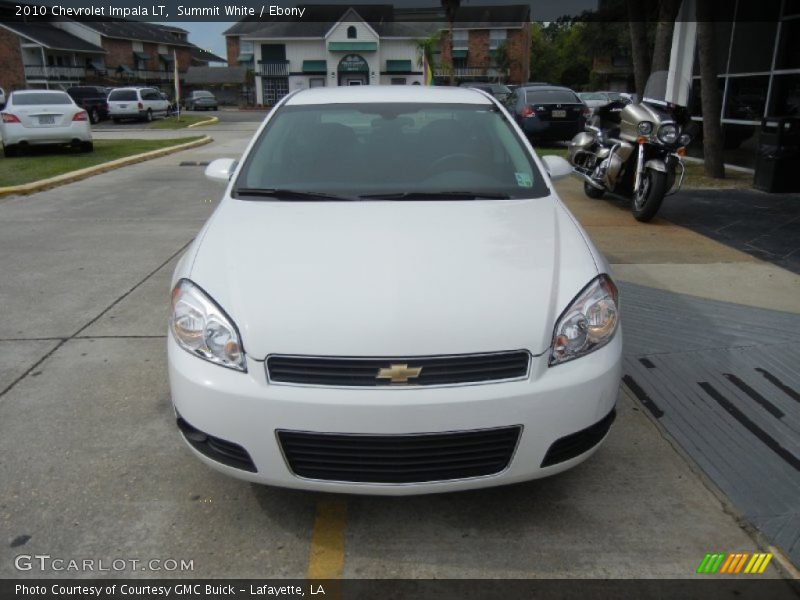 Summit White / Ebony 2010 Chevrolet Impala LT