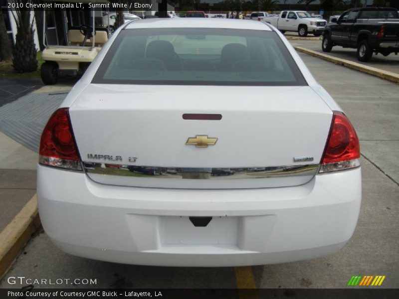 Summit White / Ebony 2010 Chevrolet Impala LT