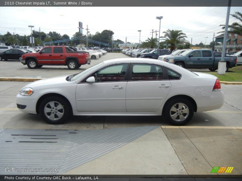 Summit White / Ebony 2010 Chevrolet Impala LT