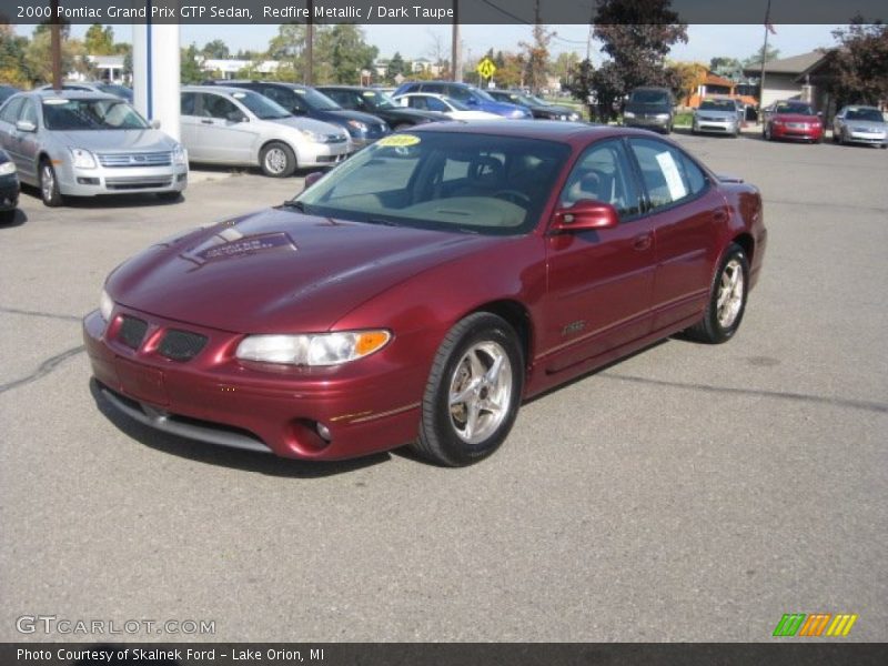 Redfire Metallic / Dark Taupe 2000 Pontiac Grand Prix GTP Sedan