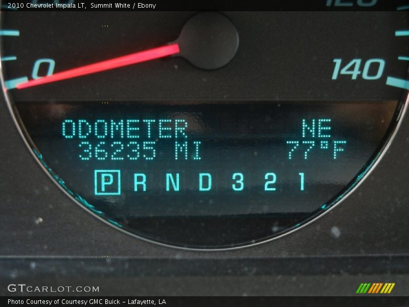 Summit White / Ebony 2010 Chevrolet Impala LT