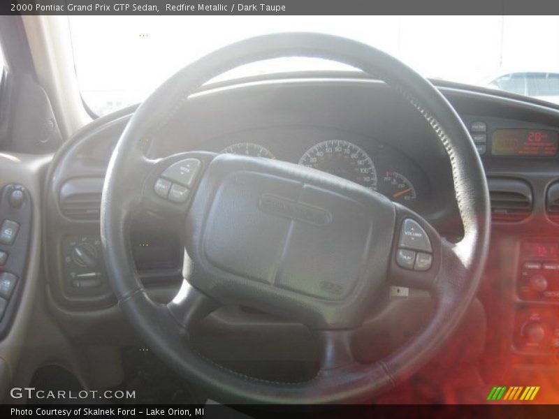 Redfire Metallic / Dark Taupe 2000 Pontiac Grand Prix GTP Sedan