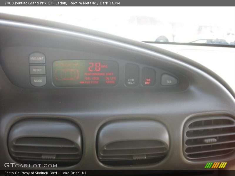 Redfire Metallic / Dark Taupe 2000 Pontiac Grand Prix GTP Sedan