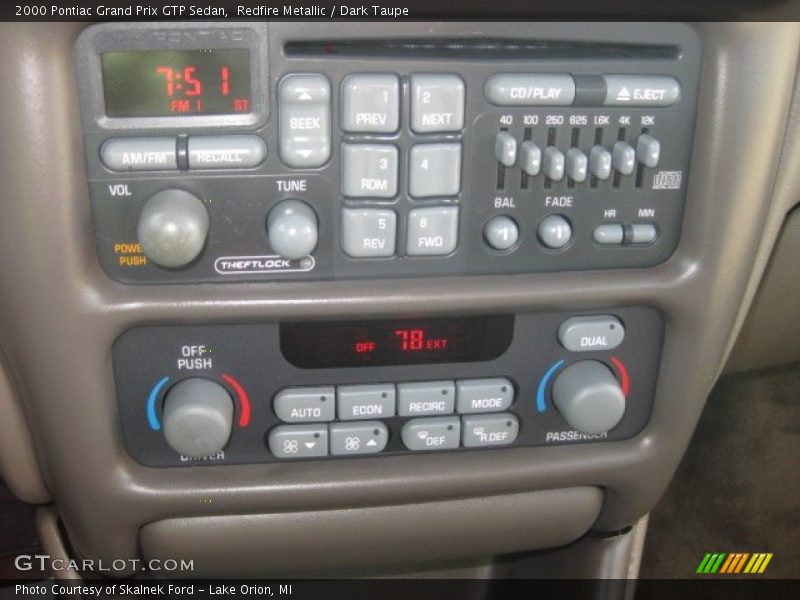 Redfire Metallic / Dark Taupe 2000 Pontiac Grand Prix GTP Sedan