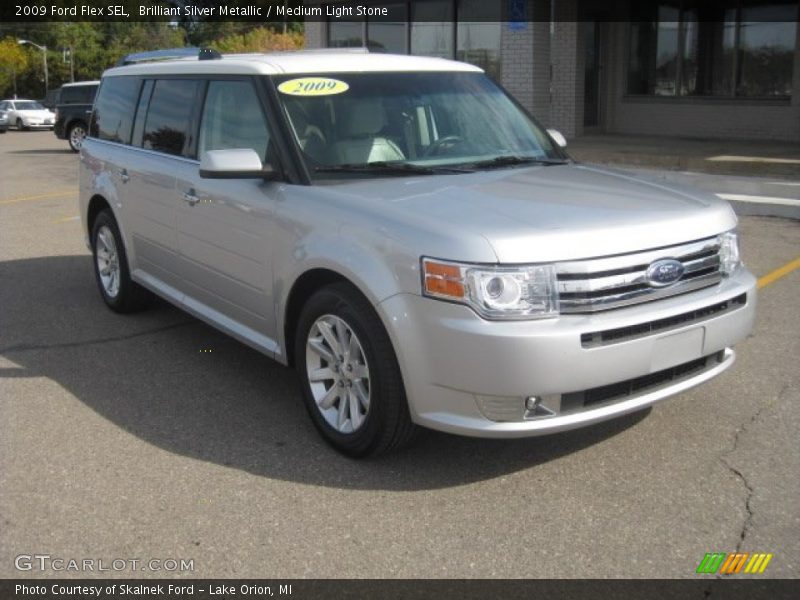 Brilliant Silver Metallic / Medium Light Stone 2009 Ford Flex SEL