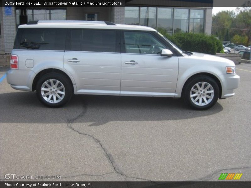 Brilliant Silver Metallic / Medium Light Stone 2009 Ford Flex SEL
