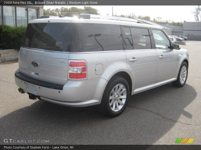 Brilliant Silver Metallic / Medium Light Stone 2009 Ford Flex SEL