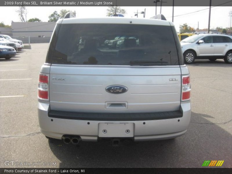 Brilliant Silver Metallic / Medium Light Stone 2009 Ford Flex SEL