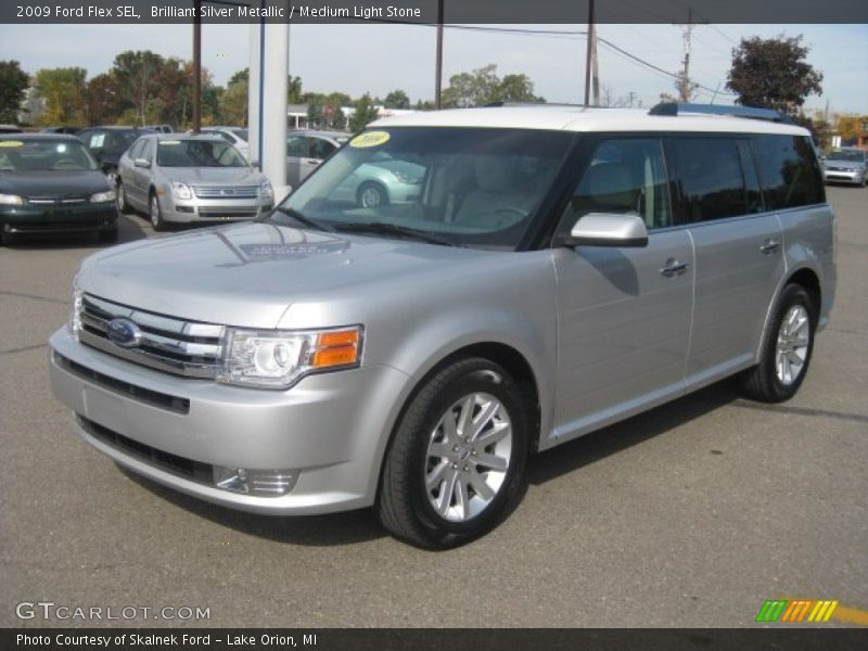 Brilliant Silver Metallic / Medium Light Stone 2009 Ford Flex SEL