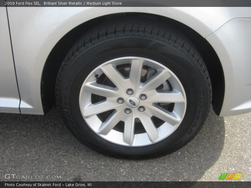Brilliant Silver Metallic / Medium Light Stone 2009 Ford Flex SEL