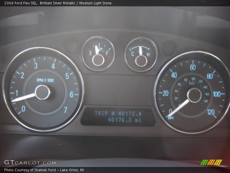 Brilliant Silver Metallic / Medium Light Stone 2009 Ford Flex SEL