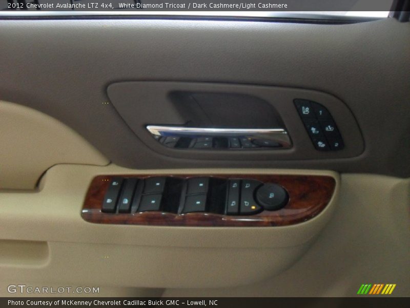 White Diamond Tricoat / Dark Cashmere/Light Cashmere 2012 Chevrolet Avalanche LTZ 4x4