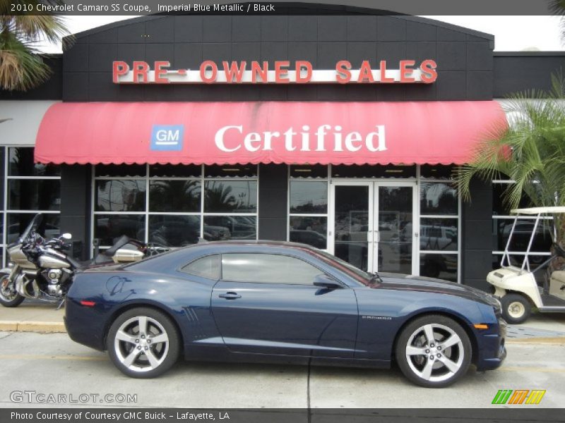 Imperial Blue Metallic / Black 2010 Chevrolet Camaro SS Coupe