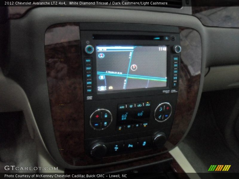 White Diamond Tricoat / Dark Cashmere/Light Cashmere 2012 Chevrolet Avalanche LTZ 4x4