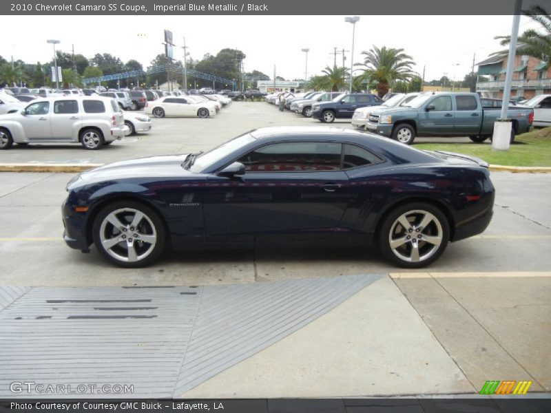 Imperial Blue Metallic / Black 2010 Chevrolet Camaro SS Coupe