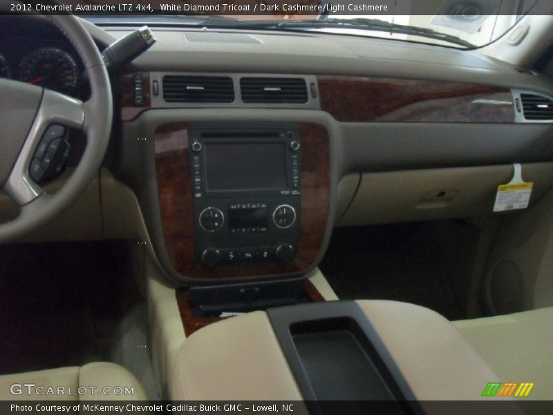 White Diamond Tricoat / Dark Cashmere/Light Cashmere 2012 Chevrolet Avalanche LTZ 4x4